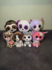 Ty Beanie Boos Plush Toy Lot 7 stuffed animals