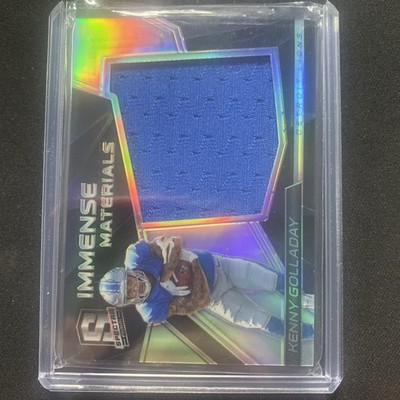 2017 Panini Spectra Immense Materials /199 Kenny Golladay #25 Rookie RC