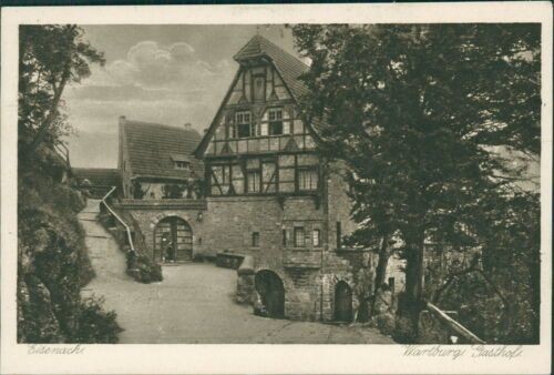 Postcard Eisenach Wartburg inn (no.972)