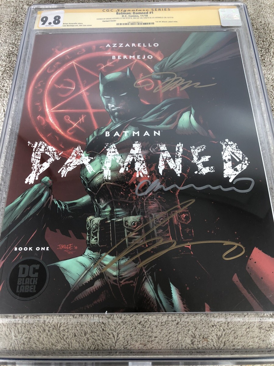 Batman Damned 1 CGC 3XSS 9.8 Jim Lee Variant 11/18 | eBay