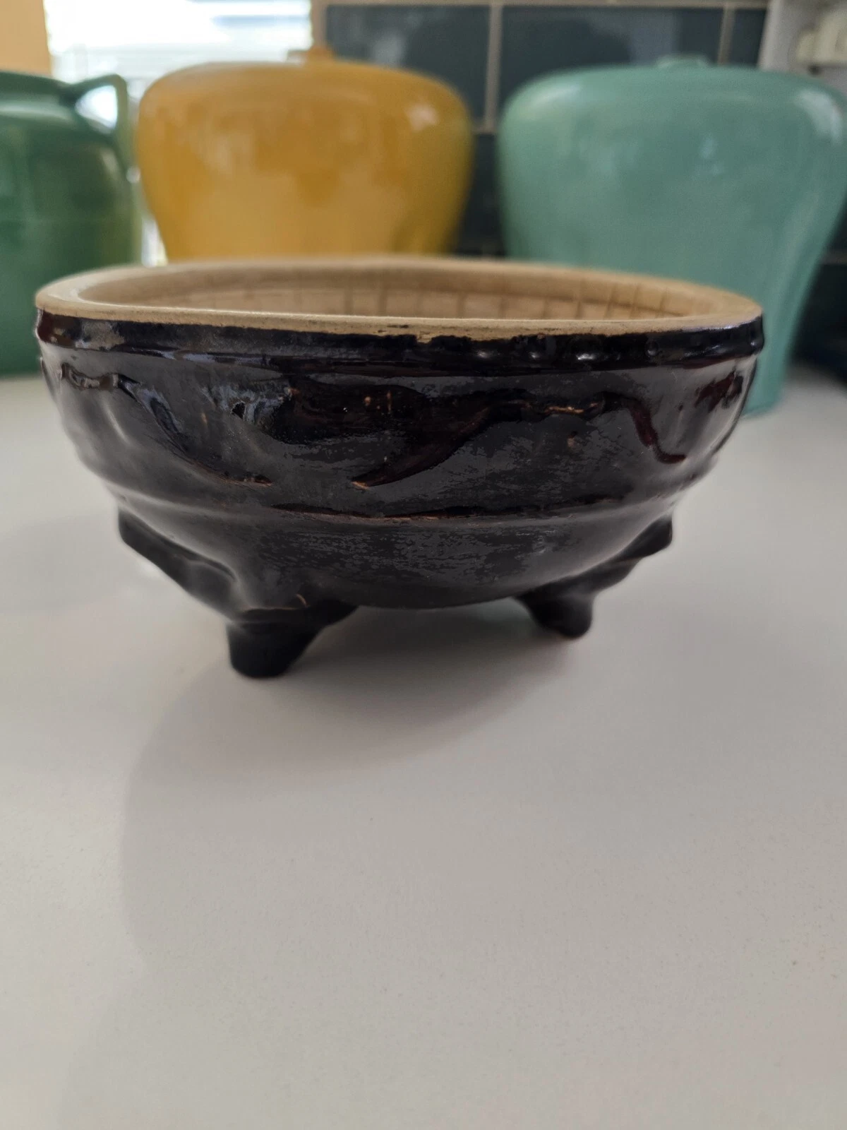 Pacific Pottery Hogs Head Spice Grinder Bowl