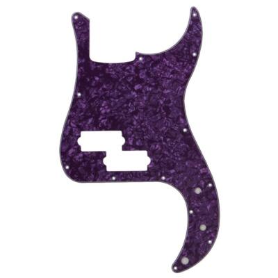 Three Layers PB Bass Pickguard Purple Pearl 17*38*0.3cm