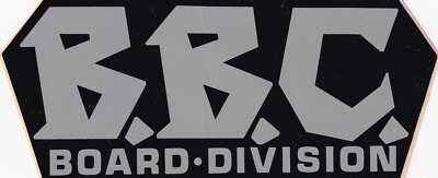 Vintage 1980s B.B.C. Board Division Skateboarding & Surfing