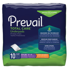 10 count Extra Large Prevail Heavy Absorbency Disposable Underpads 36x30 NIB