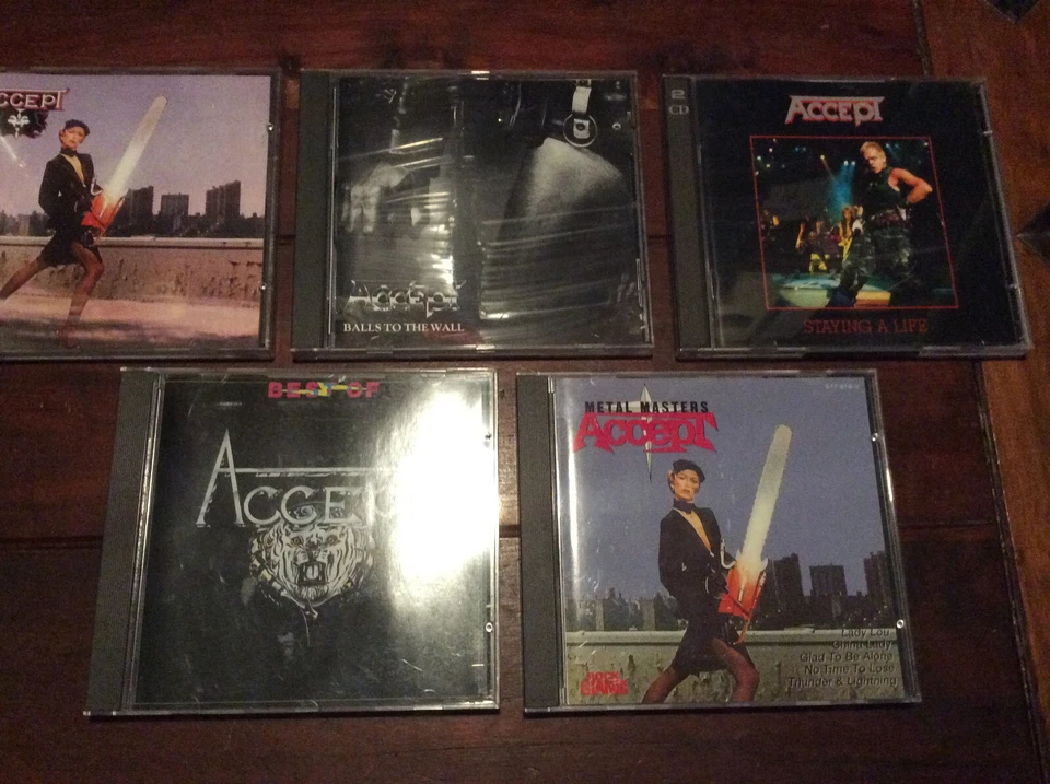 Accept [5 CD Alben] Balls to the Wall Staying Life Metal Masters Best of Same RI