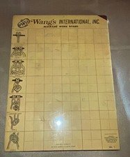 Vtg American Wang's Trading Co. Macrame Work Board 2 Sided Sealed