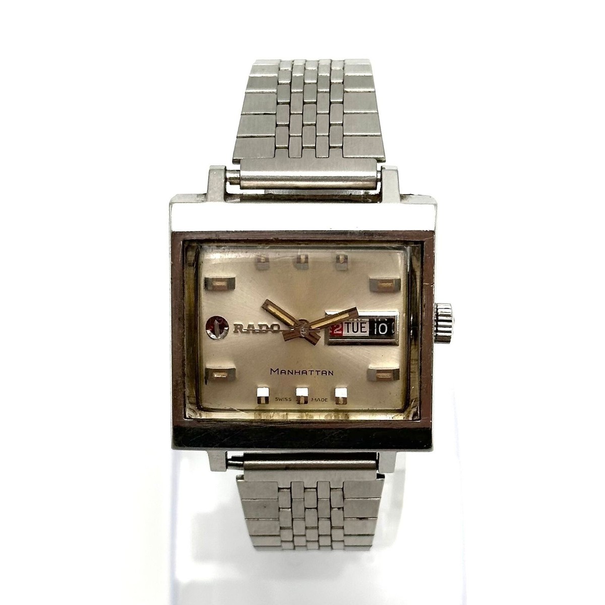 シチズン　RADO Manhattan 手巻き Rado Manhattan Watch Automatic Day-Date Square 33mm Bracelet