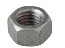 (50) 1/2 -13 Finished Hex Nuts Steel Grade 2 Hot Dip Galvanized Finish
