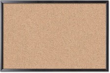 Cork Bulletin Board, 35'x23' 301U00-01 - Black Wood Frame
