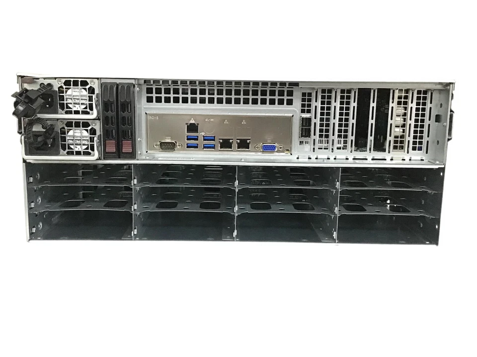 Custom Server 4U 36 Bay SAS3 Xeon Skylake 2.1Ghz 32 Cores 256GB DDR4 2x M2. NVMe - Image 2 of 4