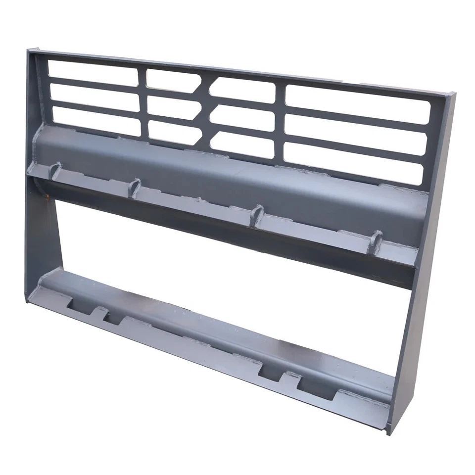 Cuadro de horquilla de paletas Landy Attachments 48"" capacidad 4400 lb minicargadora velocímetro rápido Foto 3 de 4