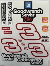 1/10 Scale R/C Racing Vinyl Decal Sticker Sheet / Sponsor Stickers Goodwrench #3