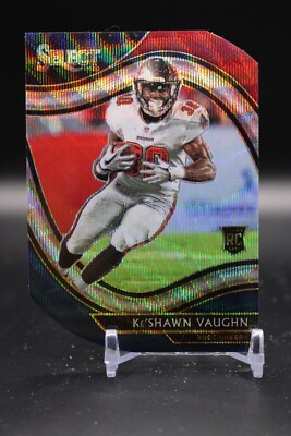 Ke'Shawn Vaughn, Tampa Bay Bucs, 2020 Panini Select, Tri-Color Die-Cut, RC, #373