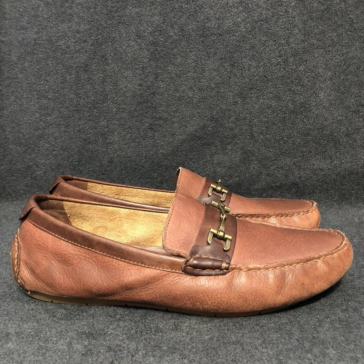 Cole Haan Somerset Link Bit Loafer Woodbury Leather Brown  display picture 2