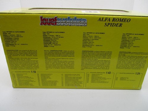 Jouef Evolution 1/18 Spider Alfa Romeo 3304 - Bild 7 von 7