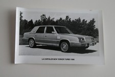 CHRYSLER NEW YORKER TURBO 1986 Official Press photo - Canada - ST501000318