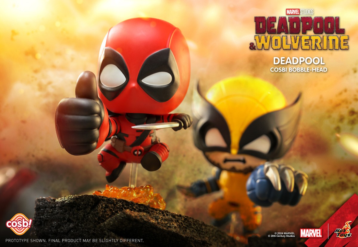 HotToys Cosbi CBX183 Marvel Deadpool & Wolverine S1 Set Of 8 Pcs