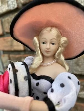 Victorian Tassel Doll with stand