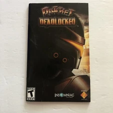 Ratchet Deadlocked PS2 PlayStation 2 Instruction Manual Only