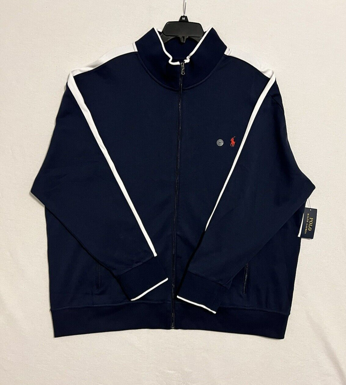 Polo Ralph Lauren Interlock Pick Jacket Uomo 3XB Cerniera Intera Pony Classico Nuova con etichette