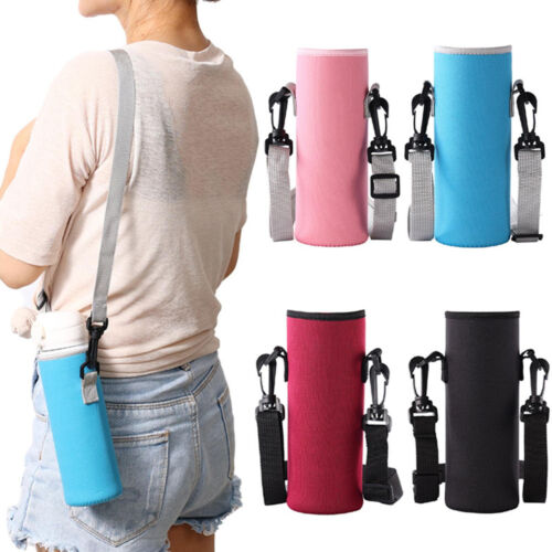 Water Bottle Sleeve Cover Neoprene Insulated Cup Bag Pouch Carrier Holder
