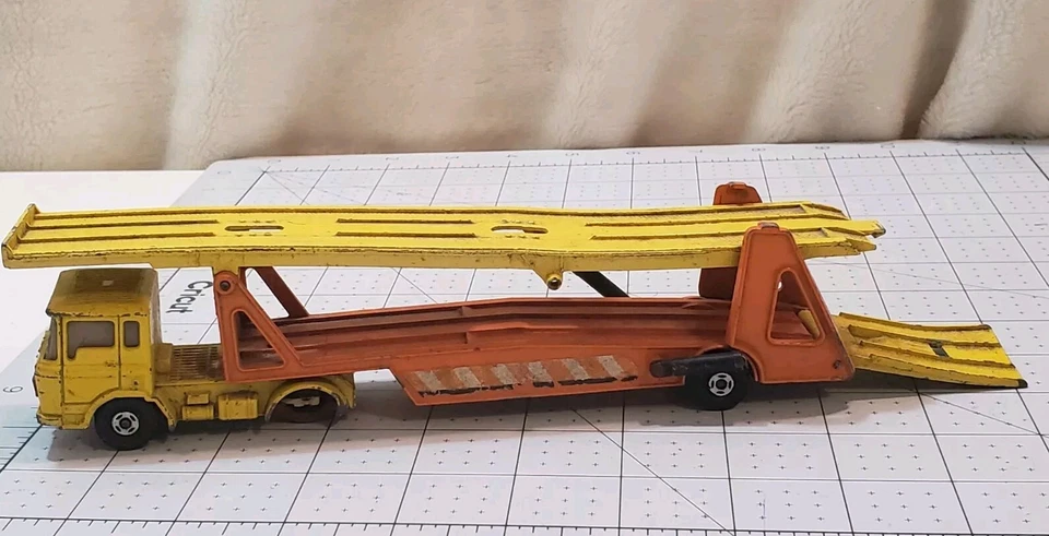 Vintage Matchbox Super Kings 1970 Lesney Products & Co DAF K-11 Car Transporter - Image 2 of 4