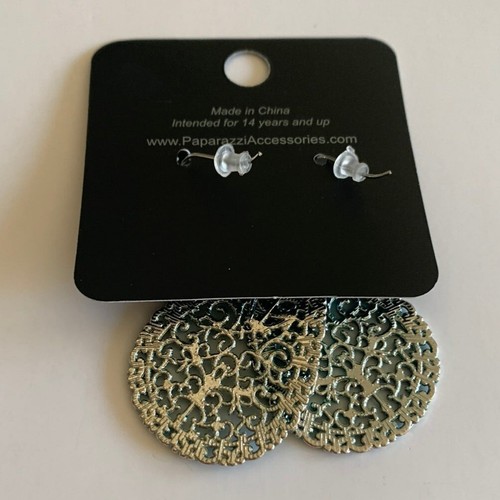 Paparazzi Teardrop Earrings Boho Style Filigree - Picture 2 of 2
