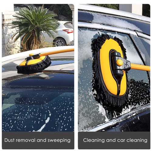 Car Wash Mop Car Brush Special Long Handle Mop Roof Window Cleaning Maintenance - Picture 11 of 24