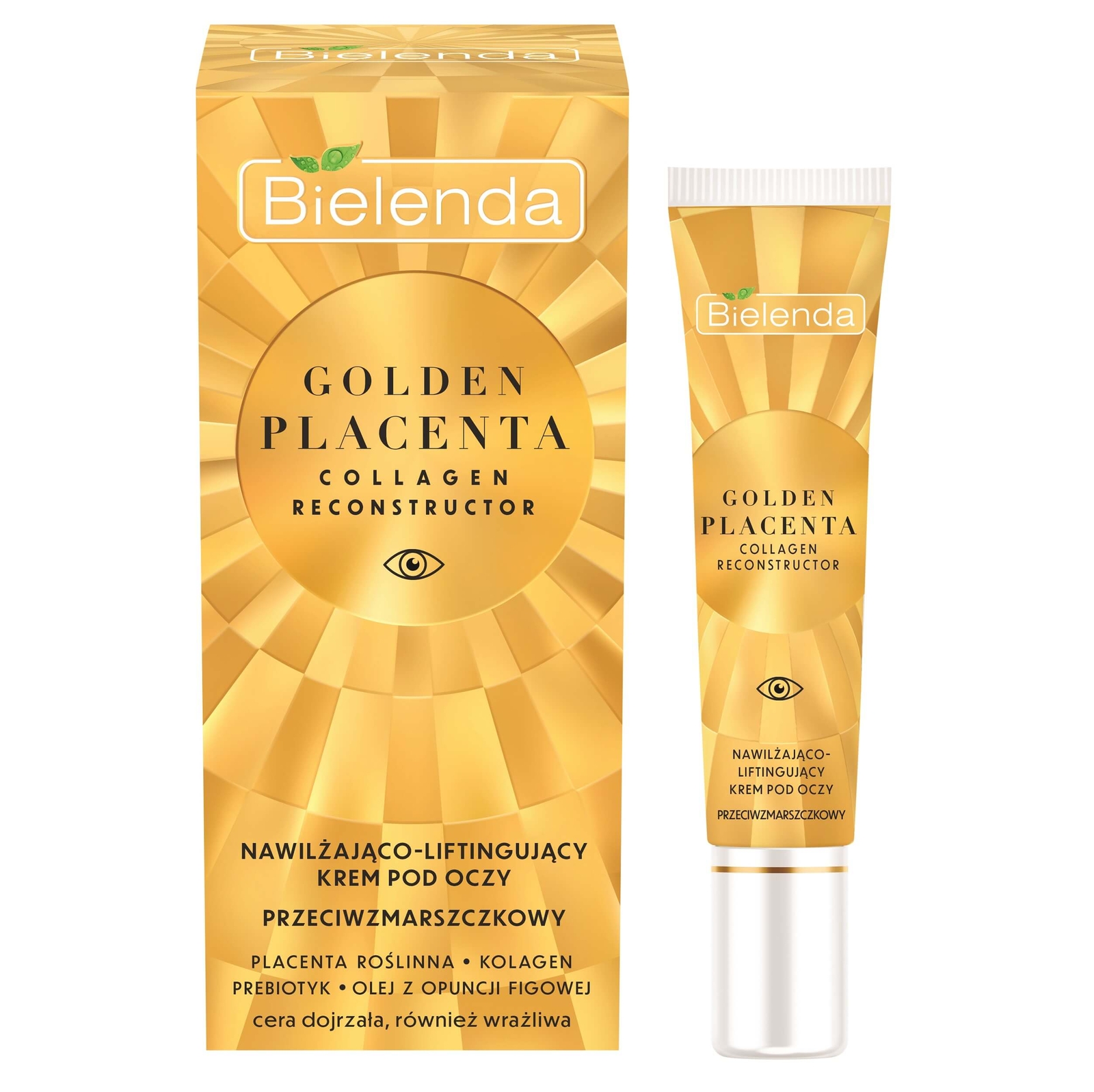 Bielenda Golden Placenta Moisturising Lifting Anti Wrinkle Eye Cream 15ml