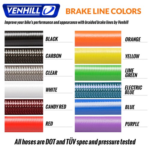 Suzuki Hayabusa 1999-2007 Front + Rear Braided Stainless Brake Lines by Venhill - Picture 3 of 7