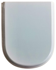 Selles YOKO re-pro resin Seat in MISTY GREY with CP hinges