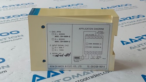 KUM OH ESW-60000N-A Speed Watch RELAY (0~60000) - Picture 5 of 6