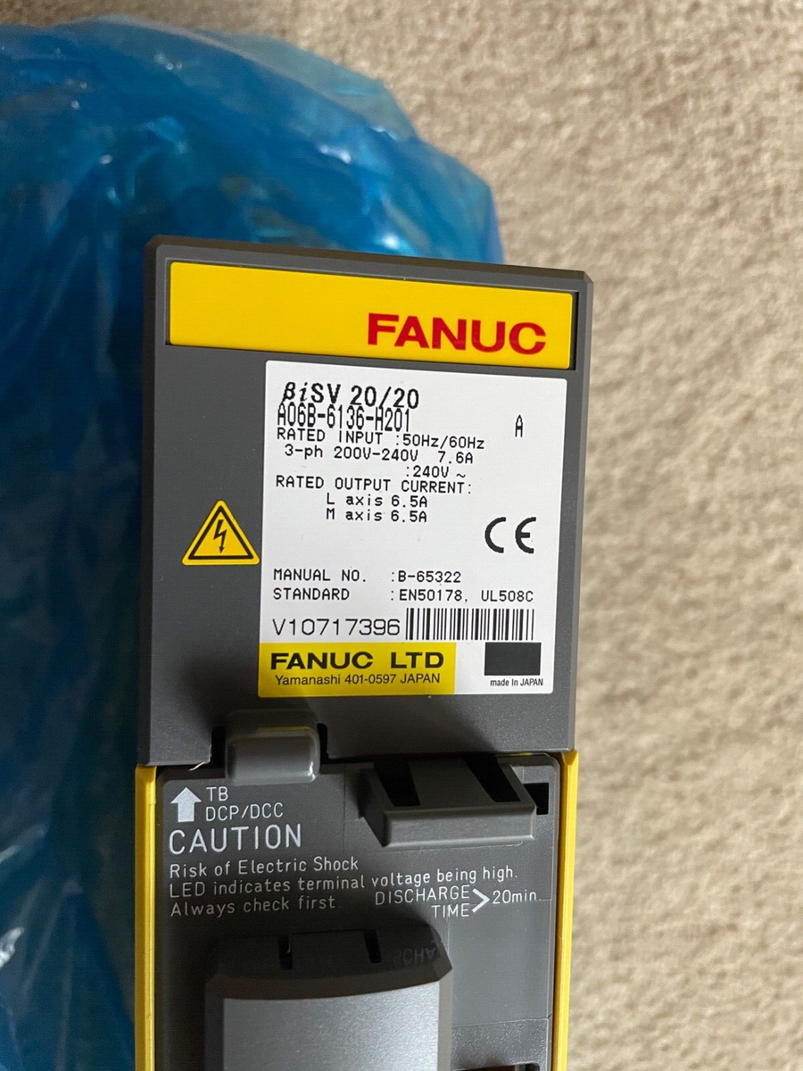New FANUC A06B-6136-H201 Servo Drive A06B6136H201 DHL Expedited