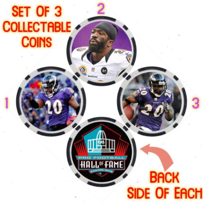 ED REED - PRO FOOTBALL HALL OF FAME - COLLECTABLE COIN SET | eBay