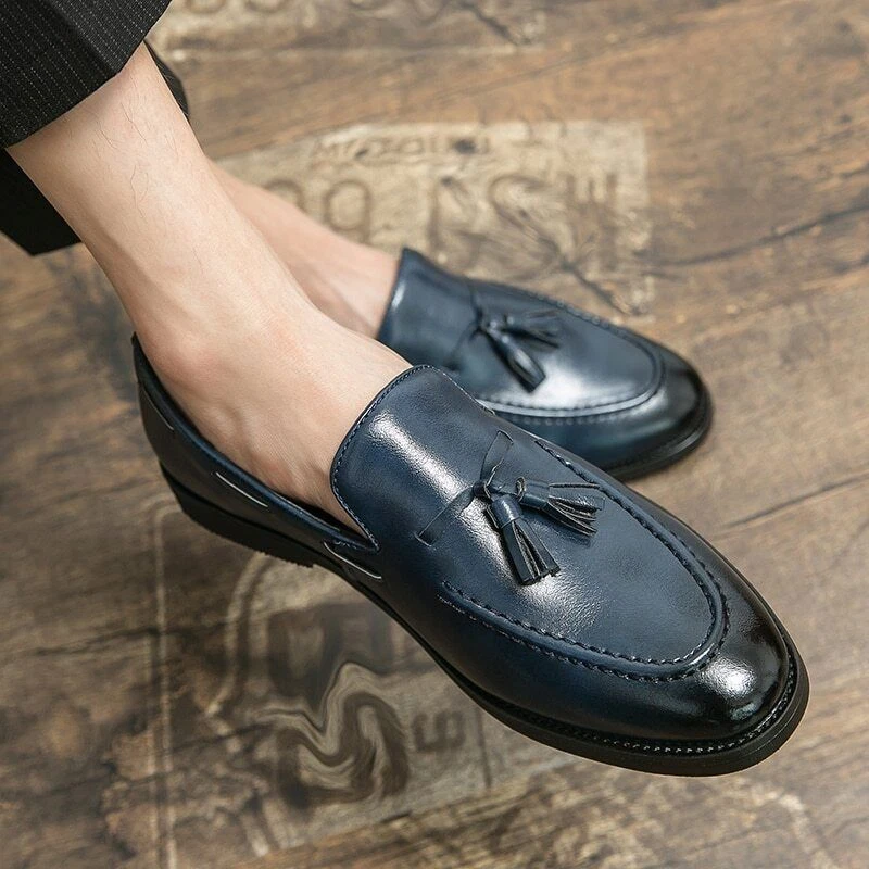 Loafers Luxury Men Slip on Shoes Men Casuales Italiano Office 2023