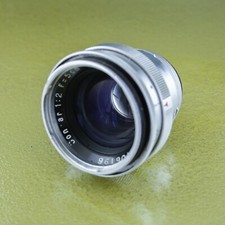 Contax RF bayonet Sonnar 2 / 5 cm chrom, red T Carl Zeiss Jena 50 IKON ZI       