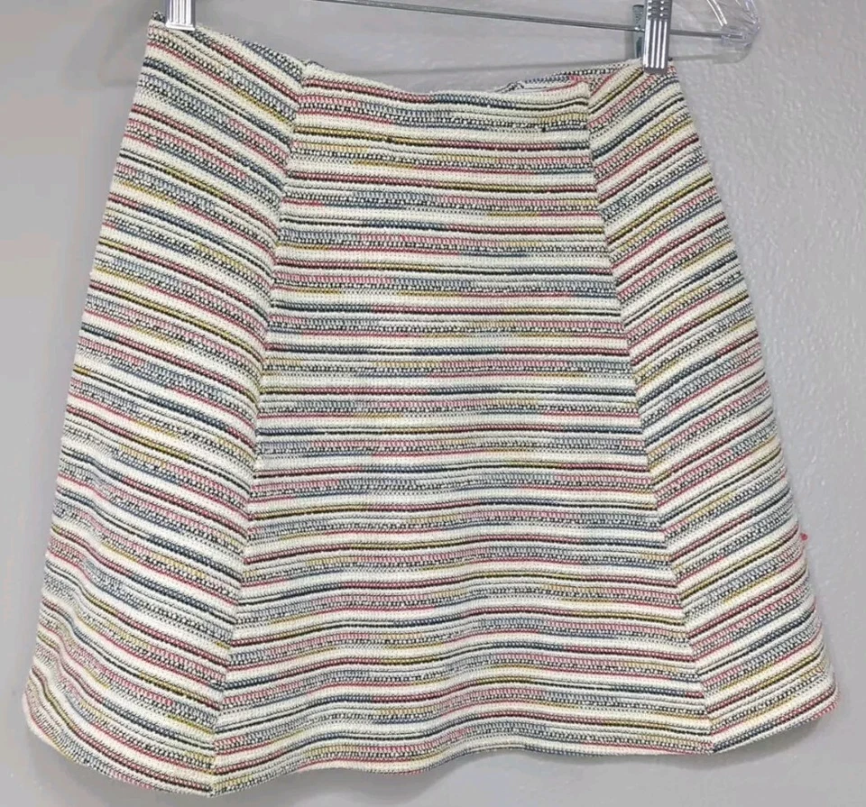 Falda tejida con paneles línea A Banana Republic para mujer XS cintura elástica Foto 2 de 4