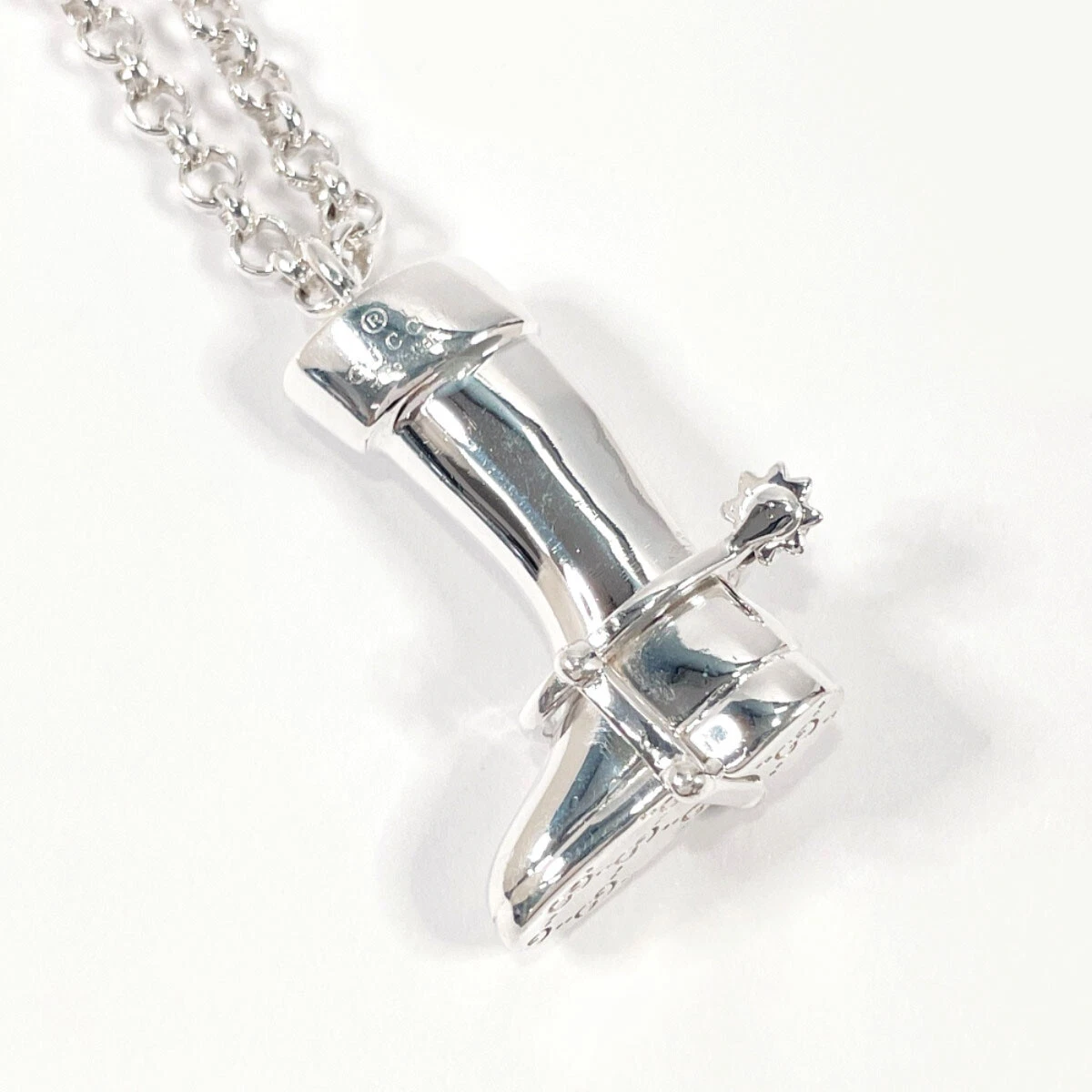 GUCCI Collana Ciondoli Stivali Argento925 Accessori Unisex Gioielli