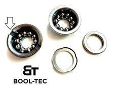 Hercules Prima 2 3 4 5S Vorderrad SET Lagerschale Kugeln Staubdeckel Achse NEU