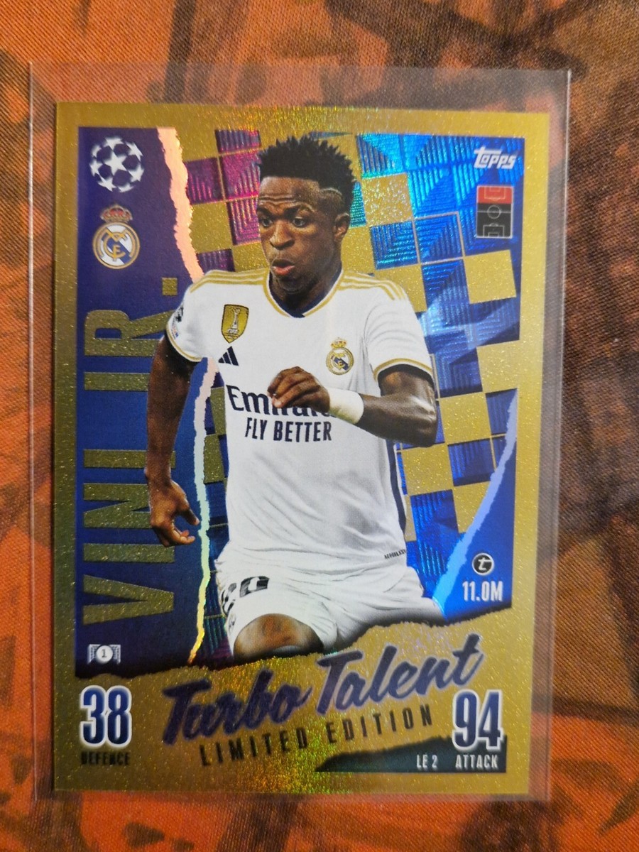 A BENCAO, VINICIUS ヴィニシウス・ヂ・モラエス 20CDBOX TOPPS MATCH ATTAX 2023/24 VINICIUS JR LIMITED EDITION Turbo Talent