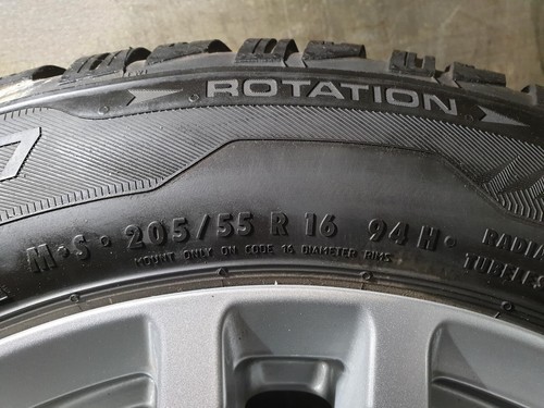 BMW 2er F46 F74 Gran Tourer Alufelgen Winterreifen 205/55 R 16 Uniroyal - Bild 10 von 12