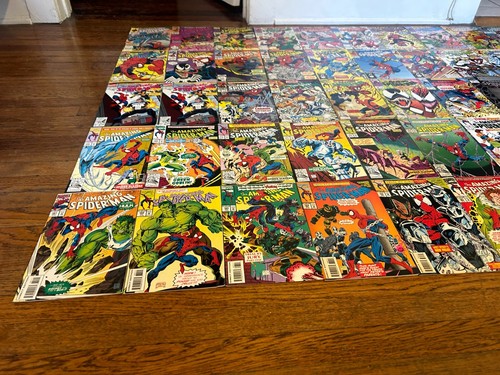 THE AMAZING SPIDER-MAN 329-391 UNREAD 50 ISSUE LOT Venom Carnage Mark Bagley - 第 12/13 張圖片