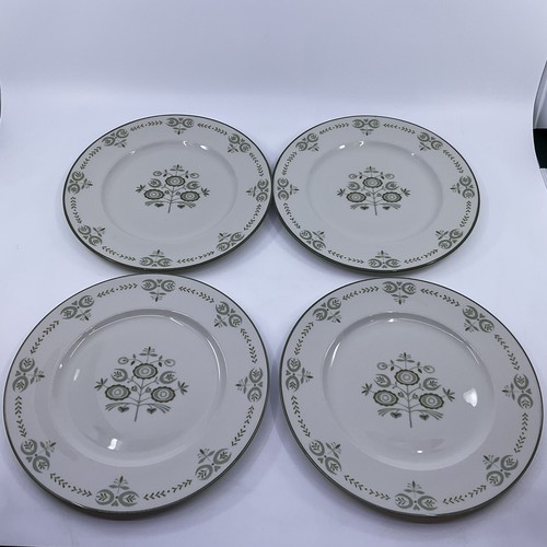 4er Set Franziskanisches Feinchina Entdeckungseritage 8 1/4 Zoll Salat/Mittagsplatten - Bild 1 von 10