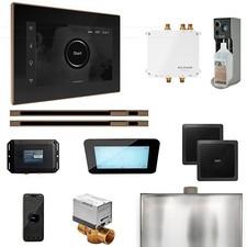 Mr.Steam Bliss Max Linear Control Pkg Nouveau Bronze/Black Control, BLS1-BKXLNB