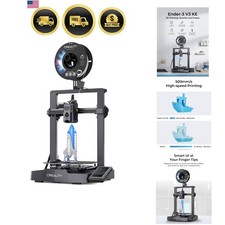 Ender-3 V3 KE 3D Printer, 500 mm/s High-Speed Printing with Auto-Leveling, Sp...