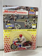 BMW No. 5 Goodyear Metal Carrera Racing Motorcycle Sight 1:66 with MOC Driver