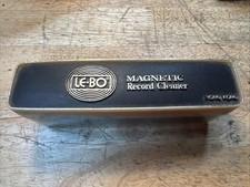 Vintage Magnetic Record Cleaner Brush Le-Bo LP Vinyl Cleaning Japan