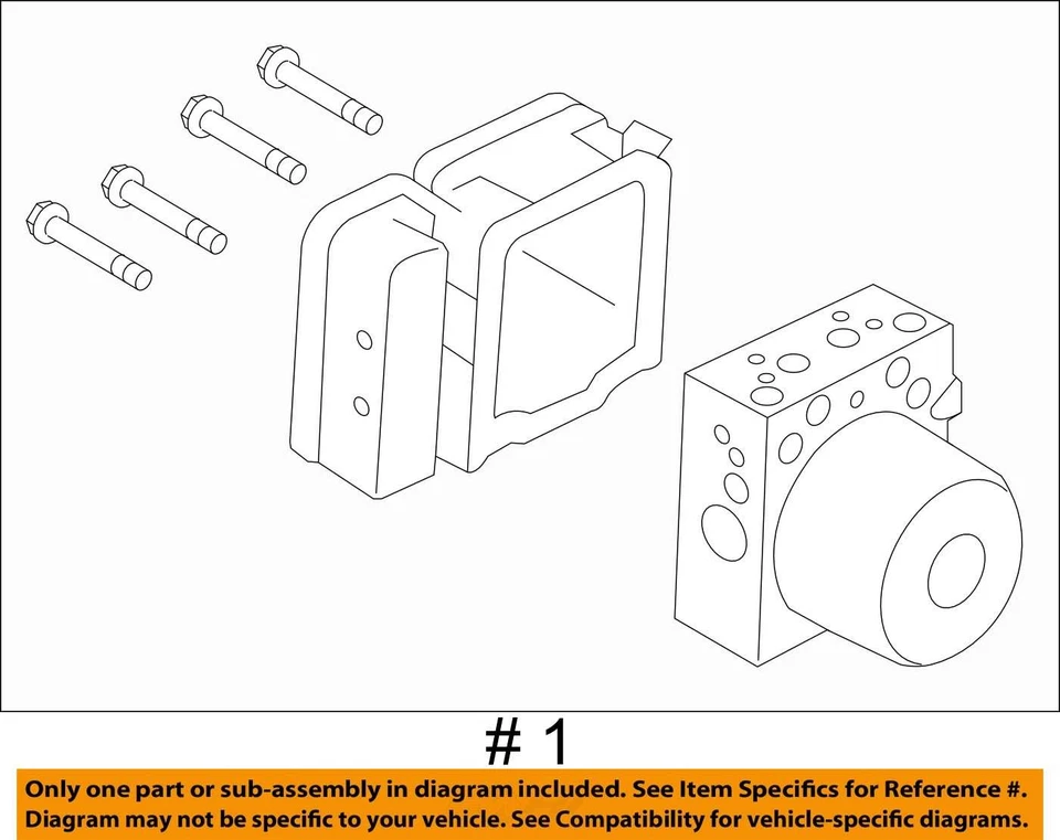  Оригинальная антиблокировочная тормозная деталь ABS подходит для 14-19 FIESTA 1299843 - Изображение 4 из 4