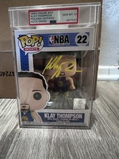 Klay Thompson PSA 10 Gem Mint Autographed Golden State Warriors Funko Pop
