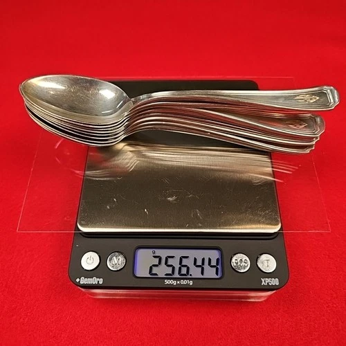 512g (18) Gorham Old French Sterling Silver Spoons Scrap Lot 💰🍴